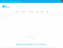 Tablet Screenshot of neveraportatil.es